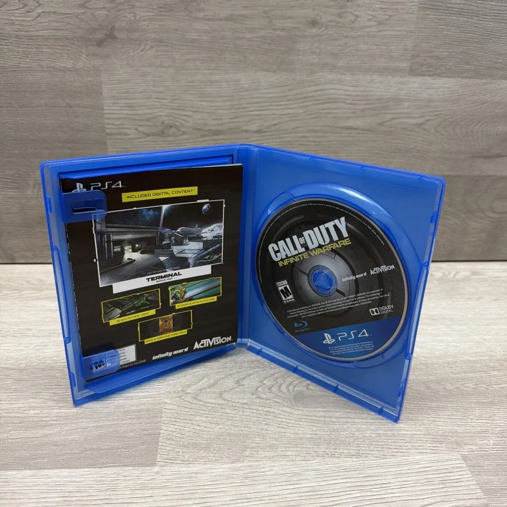 PS4 Lot COD Infinite Warfare Legacy Edition, Tribes‎ Of Midgard, VR Demo, Rayman